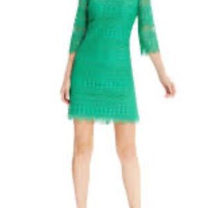 Jessica Vibrant Green Mini Dress